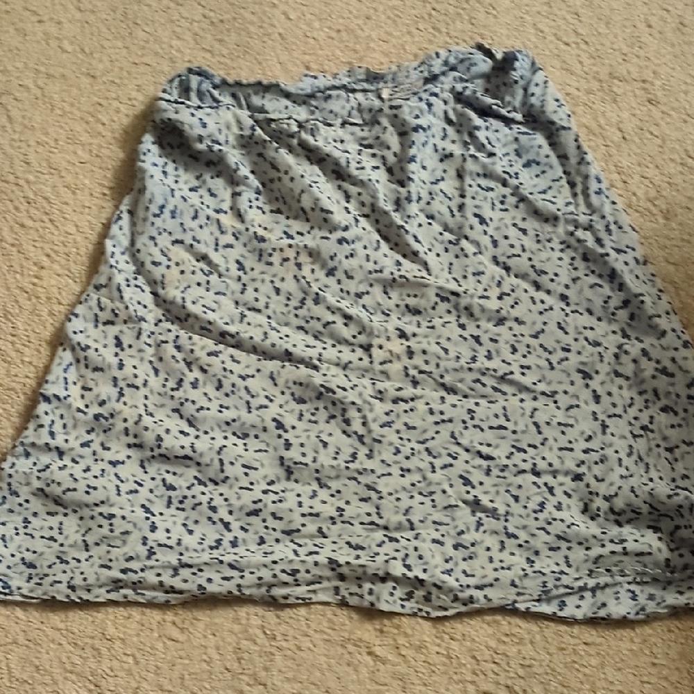 Black and White Midi A-Line Skirt for Casual Wear